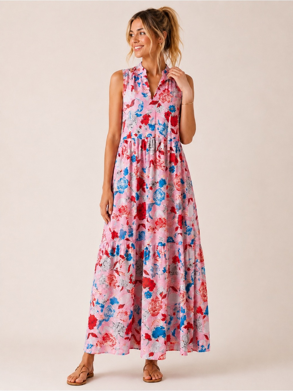 BB Dakota by Steve Madden Light Cotton Maxi Dress, XS